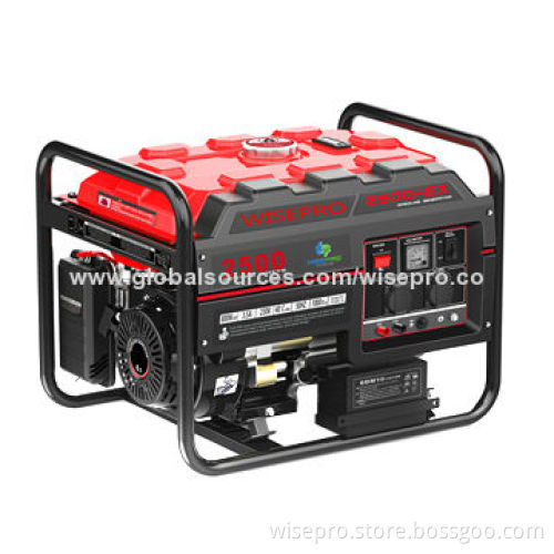 Gasoline portable generator, 6 stroke, air-cooled, AVR, digital meter, strong frame, high quality